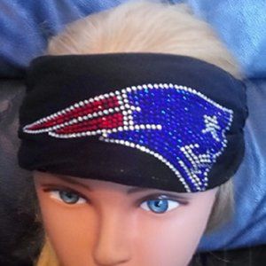Rhinestone Headbands/New England Patriots